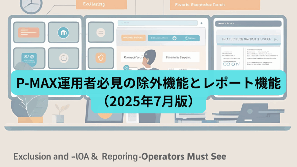 P-MAX運用者必見の除外機能とレポート機能（2025年7月版）